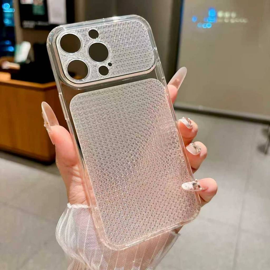 Heat Dissipation Mesh Breathable Case - Casing Ponsel dengan Bahan Jaring Transparan