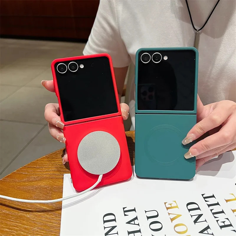 Liquid Silicone Magnetic Phone Case - Casing Ponsel Magnetik Lembut Silikon Cair