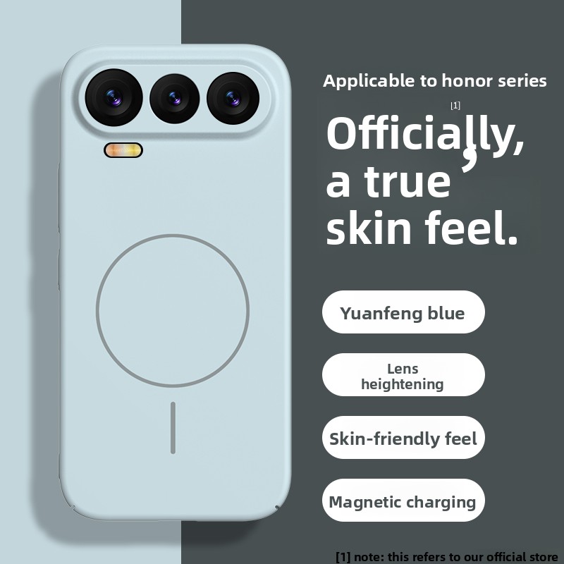 Liquid Silicone Magnetic Phone Case - Silikon Cair Mewah Matte Lembut untuk