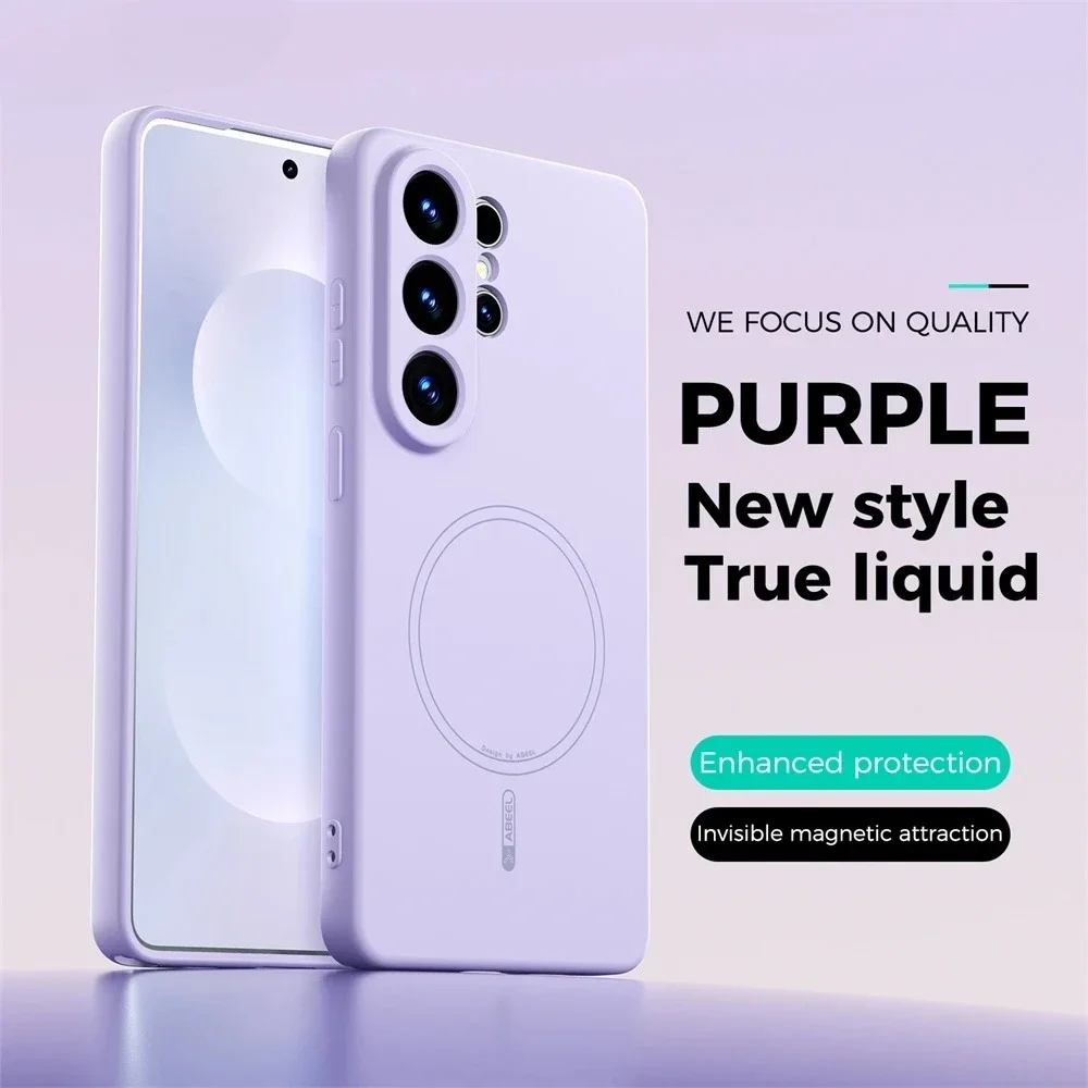 Liquid Silicone Magnetic Phone Case - Casing Ponsel Silikon Cair Berkualitas Tinggi