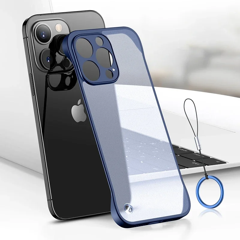 Ultra Thin Frameless Phone Cover - Casing Ponsel Tembus PC Keras Matte