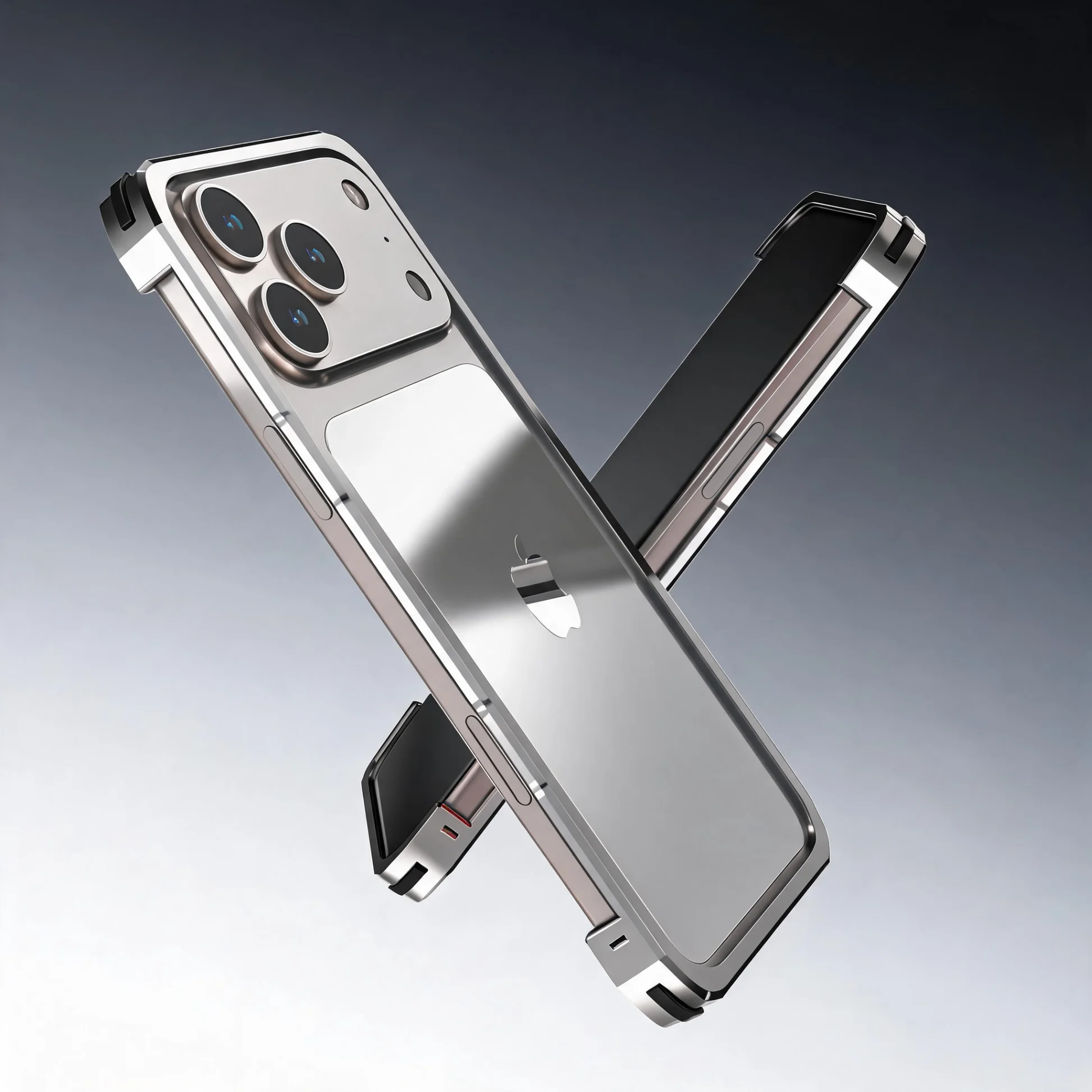 Casing Ponsel dengan Bingkai L - Metal Bumper Aluminum Frame Case ulasan dan harga