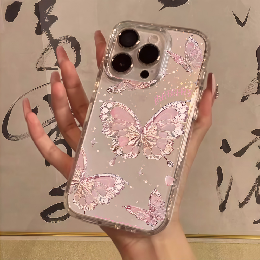 Casing Ponsel Glitter Transpar - Clear Shockproof Bumper Case ulasan dan harga