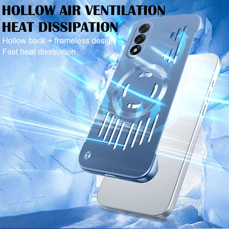 Casing Frameless Hard Metallic - Matte Hard Pc Back Case ulasan dan harga