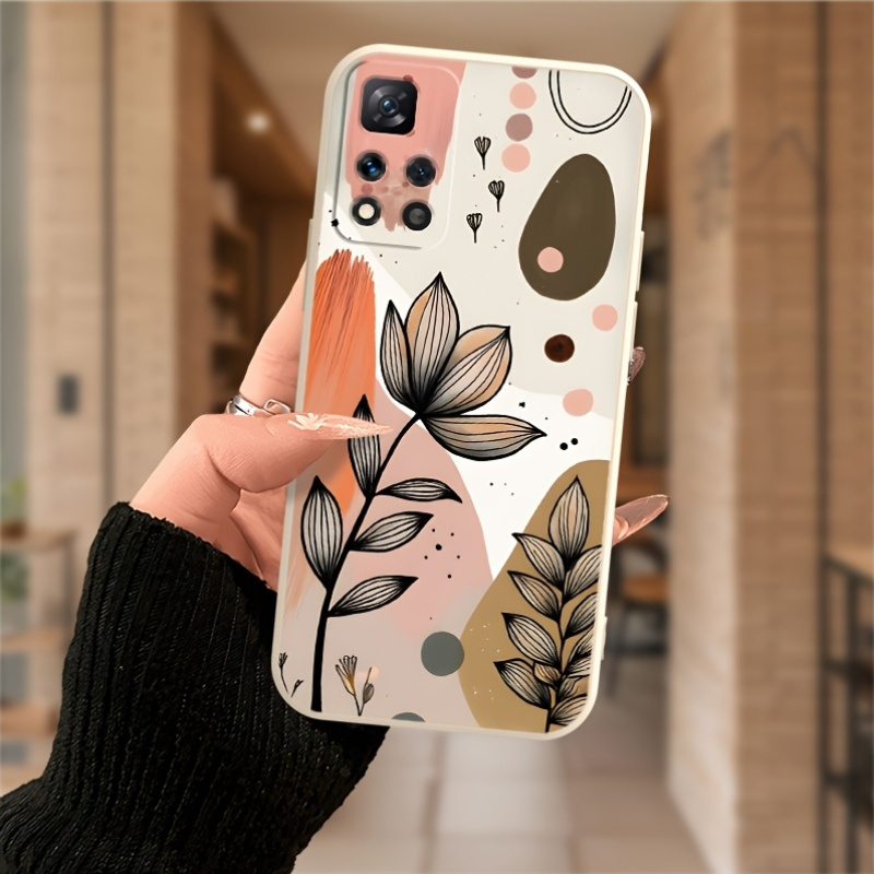 Casing ponsel berbahan karet l - Vintage Floral Pattern Soft Case ulasan dan harga