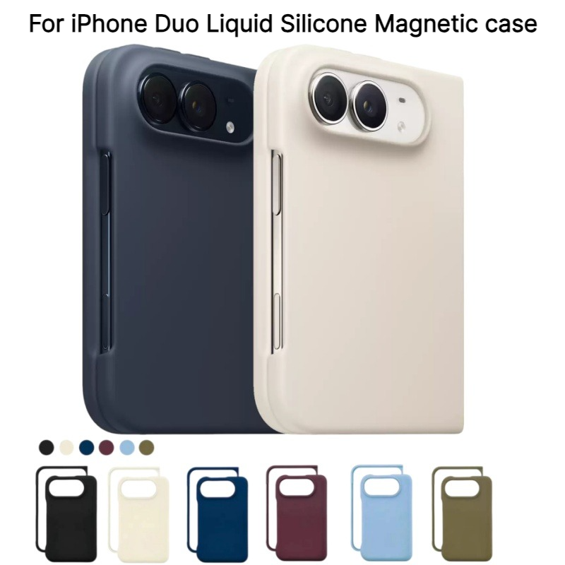 Casing Ponsel Magnetik dengan  - Liquid Silicone Magnetic Phone Case ulasan dan harga